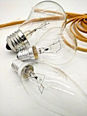 Lampada INCANDESCENZA E14 E27 Goccia oliva sfera 220v  25/40/60/100/150/200 W - Immagine 1 di 4