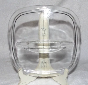 Pyrex Square Glass Lid Flared Handle Vintage Lot A - Picture 1 of 7