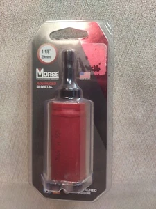 MORSE ADVANCED Arbored Hole Saw 1 1/8 Inch Bi Metal USA MHSA18C - Picture 1 of 3