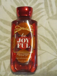 Be Joyful Shea & Vitamin E Shower Gel By Bath & Body Works 10 Fl Oz Red & Gold B - Picture 1 of 1