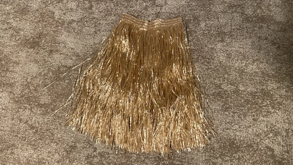 Kurzer Hula Rock Verkleidung Fasching Karneval Bastrock - Bild 1 von 1