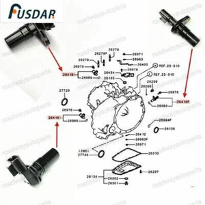 3PC Automatic Transmission Speed Sensor For Mitsubishi Outlander 2016-2018 - Picture 1 of 6