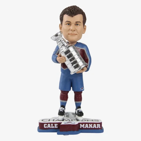 Cale Makar Colorado Avalanche 2022 Stanley Cup Champions Bobblehead NHL Hockey Cover
