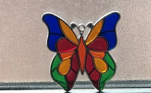 Vintage Schmetterling bunt Sonnenfänger Vintage NOS Regenbogen 80er 90er - Bild 1 von 5