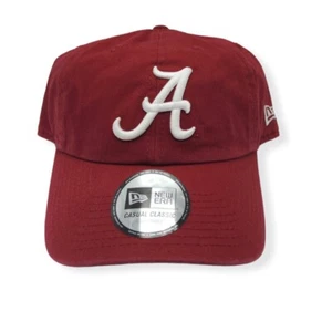 New Era Alabama Crimson Tide Casual Classic Cotton Adjustable Strap Hat Cap - Picture 1 of 5