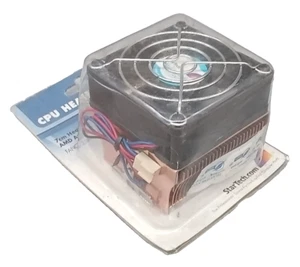 1 NOS Startech 7cm CPU Heatsink & Fan for AMD Athlon & XP   Processors 3 Pin - Picture 1 of 8