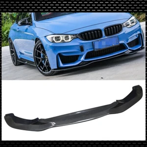 For 2015-2018 BMW F80 F82 F83 Carbon Fiber PSM Style Front Bumper Lip Spoiler - Picture 1 of 14