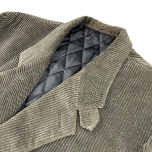 VTG LL Bean Men’s Corduroy 3-Button Quilted Lining Blazer/Jacket Green • Large - Picture 1 of 10