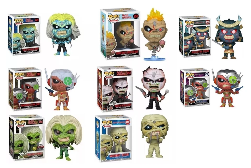 FUNKO POP Rock Series: Iron Maiden VINYL FIGURES CHOOSE YOURS! - Immagine 1 di 1