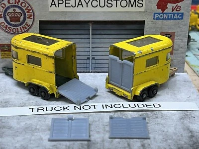 Caja de cerillas vintage n.º 43 rampas de remolque Yellow Pony (solo rampas) Foto 1 de 3