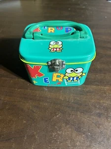 Vintage Sanrio Keroppi Tin Box- Green GMBh Sanrio Keroppi. - Picture 1 of 9