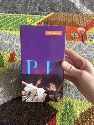 PETER GABRIEL - POV (Live 1990) - VHS tape, Virgin Music Video - Image 1 of 4