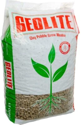 Medios de cultivo de guijarros de arcilla Geolite GMGC45L, gris, bolsa de 45 litros Foto 1 de 3