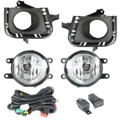 Faros antiniebla delanteros Labwork izquierda+derecha para Toyota Prius C 2012-2014 con bisel+interruptor Foto 1 de 4