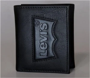 Cartera Levi's RFID Protección contra Robo de Identidad Cuero Recubierto Triple 31LP110044 - - Imagen 1 de 2