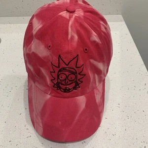 Rick and Morty Primitive Tie Dye Strapback Hat Adjustable Cap Adult Swim Cartoon - Picture 1 of 11