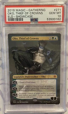 2019 Magic - Gathering  Oko, Thief of Crowns #271 ELD Showcase PSA 10 GEM - Image 1 of 2