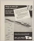 1951 Print Ad John I. Hay Co Diesel Tow Boats & Barges Chicago,Illinois