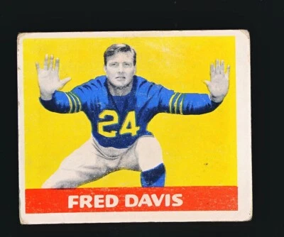 1948 Leaf FRED DAVIS #27 VG+ - Image 1 of 3
