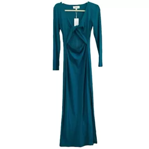 L*Space NWT Women's Long Sleeve Cutout Hayden Maxi Dress Sz L - Picture 1 of 10