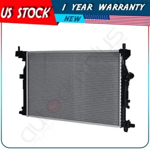 Aluminum Radiator Fits 13 14 15 16 Dodge Dart 1.4L 2.0L 2.4L Silver Crossflow - Picture 1 of 8