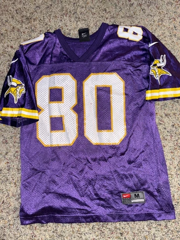 Vintage Nike NFL Minnesota Vikings Cris Carter #80 Jersey Size Youth M Cover