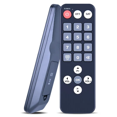 MARKENLOS Telecomando per TeleSystem PALCO32 FL09 TV LED TSLS09 US UNICO DVB-T2 S2 HEVC