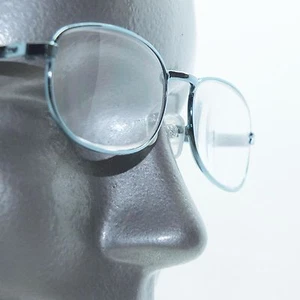 Turquoise Blue Metal Frame Classic Petite Oval Reading Glasses +3.50 Lens - Picture 1 of 4