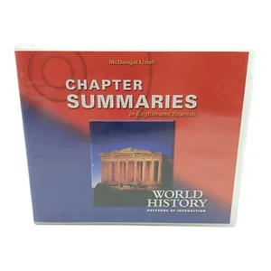 Chapter Summaries World History Patterns of Interactions McDougal Littell Audio - Picture 1 of 3