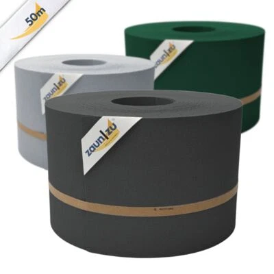 Sichtschutzstreifen zaun|zu PREMIUM 50m Rolle PP Zaunblende für Doppelstabzaun - Bild 1 von 4