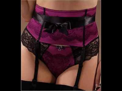 NUEVO CHANTELLE Paris Cintura Cincher/Cinturón Liguero 1937 Negro PEQUEÑO *descontado Foto 1 de 4