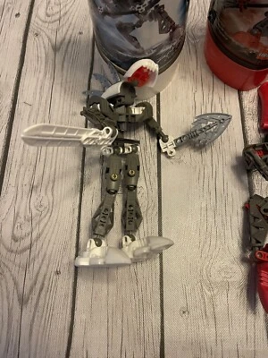 LEGO Bionicle Rahkshi 8588-8590-8591-8592 Juego de 4 con contenedor como está Foto 1 de 4