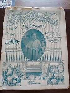 The Palms Les Rameaux By J. Faure Sheet Music - Picture 1 of 2