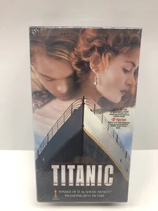 TITANIC VHS Video Brand NEW SEALED 2 Tape SET THX Dicaprio Winslet 1997 - Picture 1 of 4