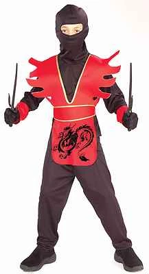 Niños Dragón Ninja Disfraz Niño Halloween Niños Samurai Uniforme Karate Grande L  Foto 1 de 2