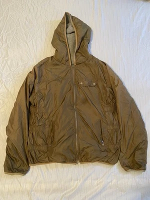 Cortavientos de nailon marrón para senderismo talla M/L Foto 1 de 3