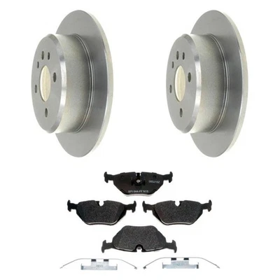 For BMW 325i 92-93 Raybestos R-Line Plain Rear Brake Kit w Semi-Metallic Pads - Image 1 of 4