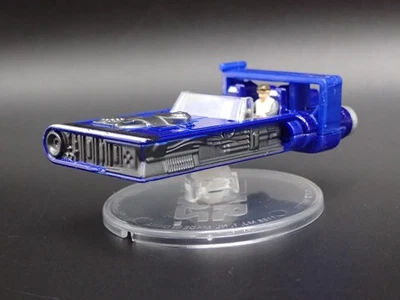 STAR WARS Navi Stellari Han Solo Speeder W/ Volo Stand 1:64 Scala Model Diorama - Immagine 1 di 4