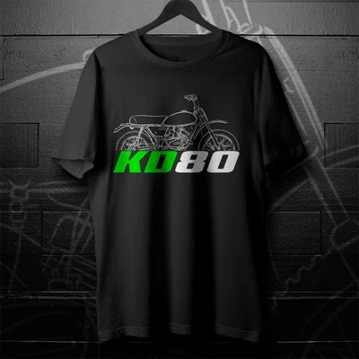 Camiseta para aficionados Kawasaki KD80 M/X 1975-1990 - Moto Foto 1 de 4