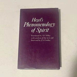 Philosophy "Hegel’s Phenomenology of Spirit" by Hegel HC/DJ 1st Oxford American - Picture 1 of 23