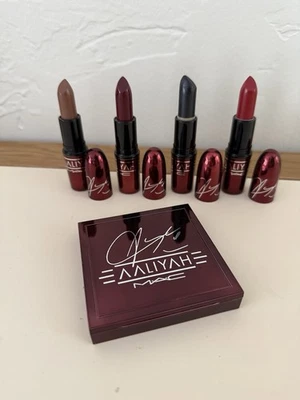 Paleta de sombras e batons MAC x Aaliyah maquiagem beleza edição especial conjunto - Imagem 1 de 4