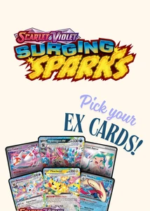 Surging Sparks Singles SV08: TCG EX CARDS - Elige tu tarjeta - Imagen 1 de 21