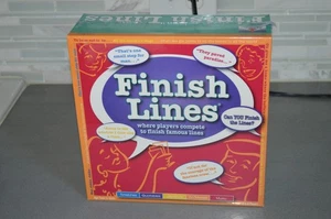 Finish Lines Board Game - Where Players Compete To Finish Famous Lines - Sealed - Picture 1 of 4