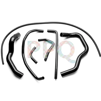 Manguera de refrigerante de silicona para Jeep Cherokee XJ 4,0 L 242 CID L6 1984-2005 2001 negra Foto 1 de 4