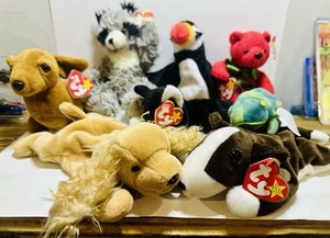 TY beanie babies lot vintage 1994 And Up Some With Tag Errors And HTF - Picture 1 of 9