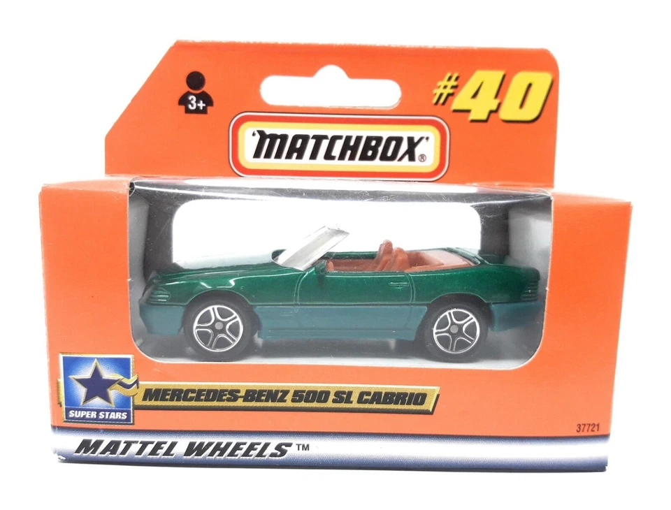 Matchbox MBX Superfast 1999 n. 40 Mercedes Benz 500 SL Cabrio verde... - Immagine 1 di 1