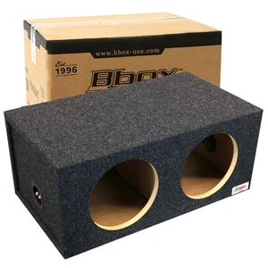 Bbox Dual Sealed 12 Inch Subwoofer Enclosure - SPL Tuned Car Subwoofer Boxes ... - Picture 1 of 6