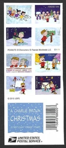 US 5030d PEANUTS CHRISTMAS IMPERFORATE BOOKLET OF 20 FROM PRESS SHEET MNH VF-XF - Picture 1 of 2