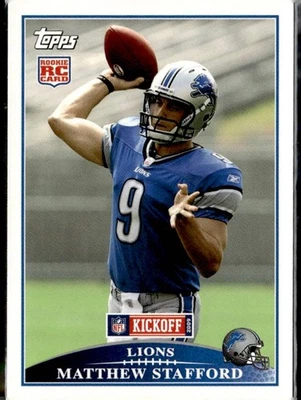 2009 Topps Kickoff Мэтью Стаффорд Detroit Lions No116 - Изображение 1 из 2