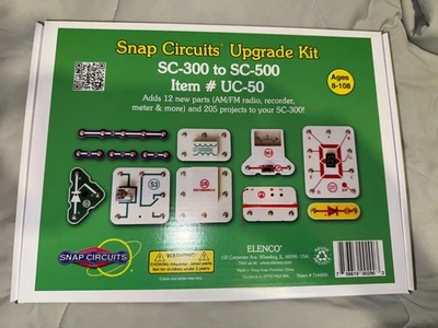 Snap Circuits UC-50 Electronics AM/FM Radio Upgrade Kit SC-300 to SC-500 NIB - Image 1 of 2